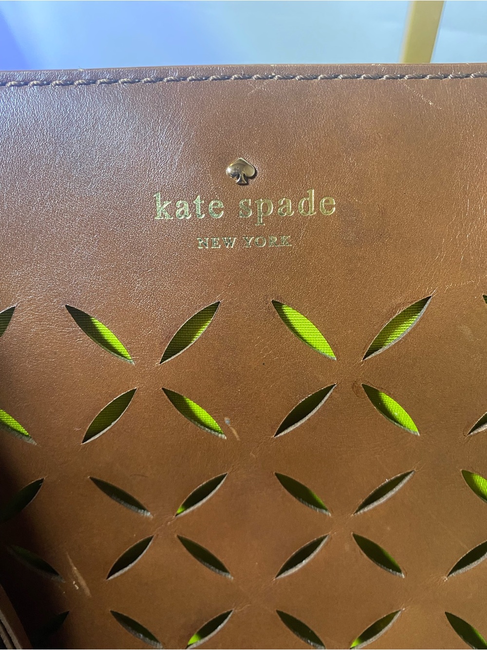 Kate Spade Brown & Green Shoulder Bag - Picture 12 of 15